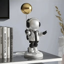 Lunar Silver Astronaut Balloon 42 cm sculpture, alternate view