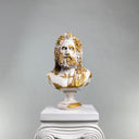 Zeus Antique Gold bust, alternate view
