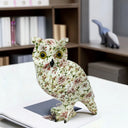 Moonlit Owl sculpture, alternate view