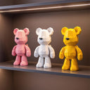 Geometric Teddy sculpture