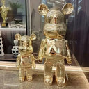 Glam Bear sculpture, alternate view