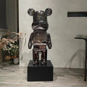 Glam Bear sculpture, alternate view