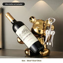 Wine Savage sculpture, alternate view