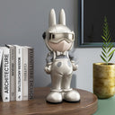 Spaceman sculpture, alternate view