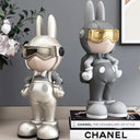 Spaceman sculpture, alternate view