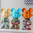 Psychedelic Bear sculpture