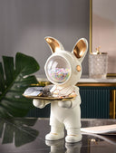 Astro Rabbit sculpture, alternate view