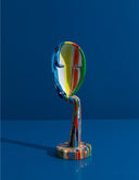 The Painted Face sculpture, alternate view