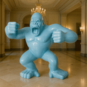 King Kong 180 cm sculpture, alternate view