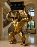 Giant Gorilla 240 cm sculpture, alternate view