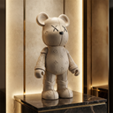 The LV Bear sculpture, alternate view