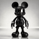 Cyberpunk Mickey sculpture