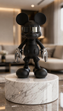 Cyberpunk Mickey sculpture, alternate view
