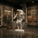 The Moonwalker sculpture, alternate view