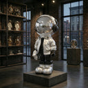 The Penthouse Astronaut chrome sculpture