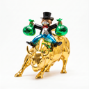 The Bull Run President Lifesize 150 cm sculpture