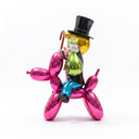 The Balloon Dog Billionaire sculpture, alternate view