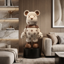 The LV Bear sculpture, alternate view