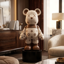 The LV Bear sculpture, alternate view