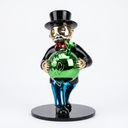 Mr. Wealth 40 cm sculpture, alternate view