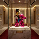 The Balloon Dog Billionaire sculpture, alternate view