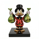 The Tycoon chrome duck sculpture, Rouge