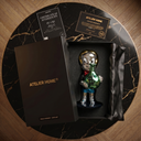 Richie Rich Money Bag sculpture, alternate view