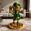 The Rolli Crownmaster Lifesize 150 cm sculpture, alternate view