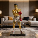 Muhammad Ali Legend 180 cm sculpture, alternate view